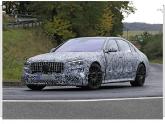 近日，梅赛德斯-AMG S63e的路试谍照再次曝光，新车为全新S级混合动力性能版本车型，预计将在未来几个月内首次亮相，2021年底前...