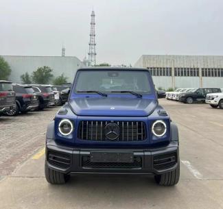 2023款 奔驰 G63 22轮 菱形格座椅 韩版 天津港最低价格！请联系周经理 18722211722 （同微信） 