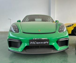 2022款 保时捷718 4.0L 手动 Cayman GT4 天津港最低价格！请联系周经理 18722211722 （同微信） 