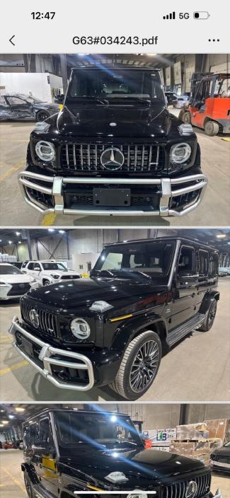 2025款 奔驰G63 保税区最大商家（定金开票/定金发车）平行进口车试点企业