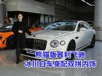冰川白车身气场拉满，双拼内饰解锁宾利飞驰新体验